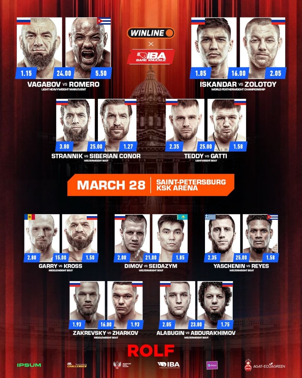 кард IBA Bare Knuckle 4 смотреть онлайн