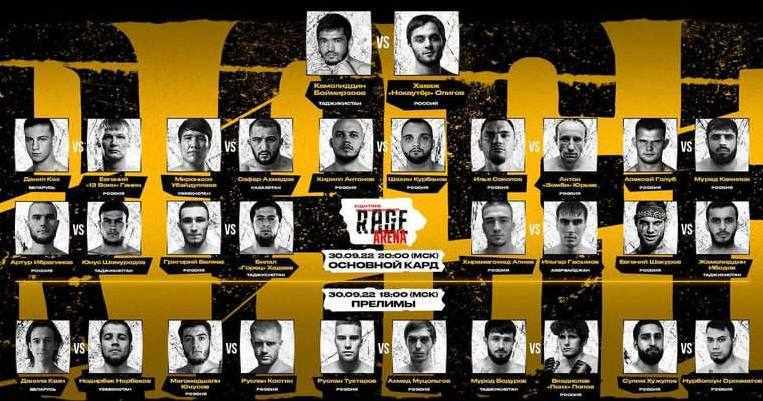 Rage Arena 5&nbsp; кард