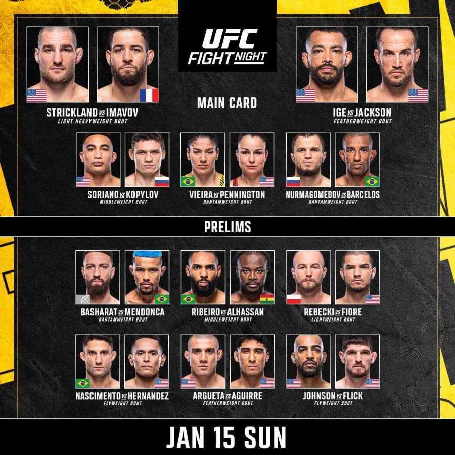 UFC Vegas 67 кард