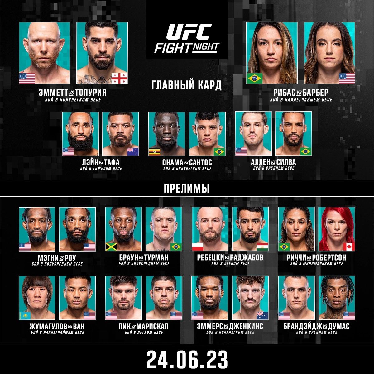 UFC 289