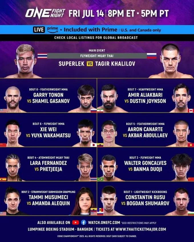 ONE Fight Night 12