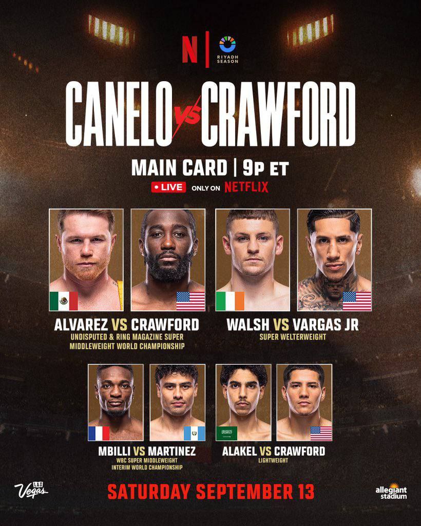 Канело &ndash; Кроуфорд 14 сентября