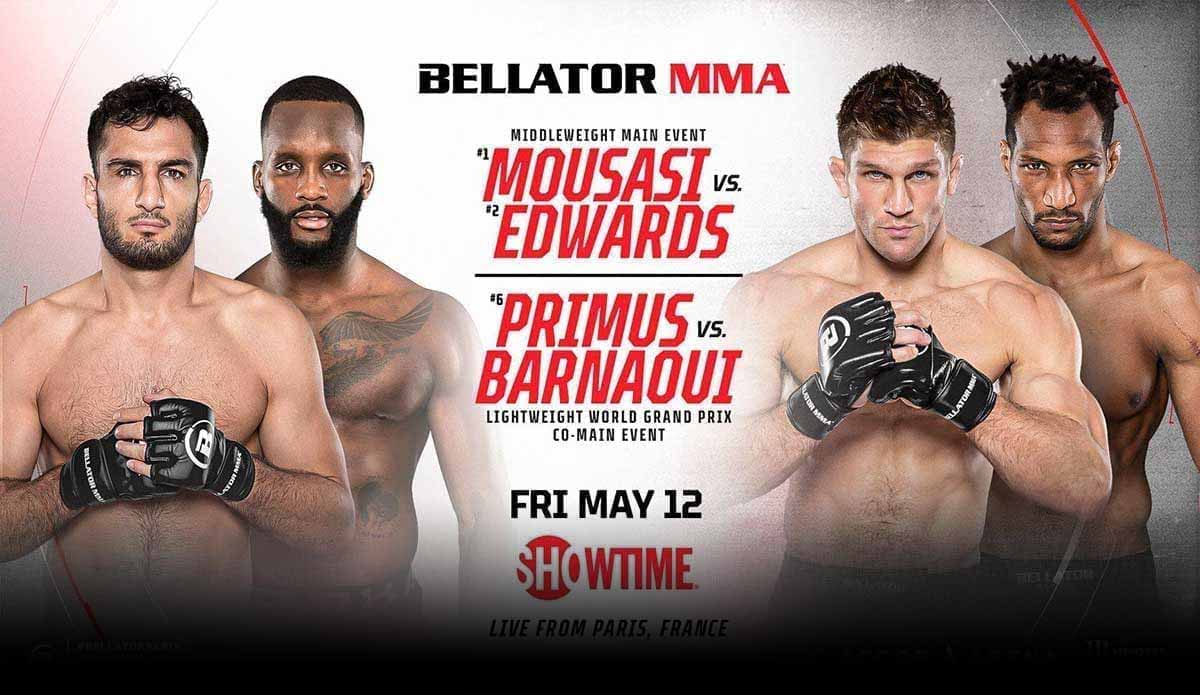 Bellator 296 Прямой эфир. Мусаси - Эдвардс Онлайн трансляция 12.05.2023