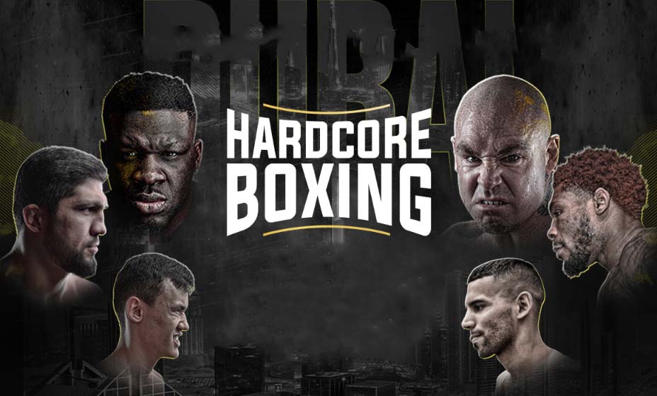 Hardcore Boxing Dubai Прямой эфир. Бой Асбаров - Глэнтон Смотреть онлайн трансляцию 18 Марта 2023