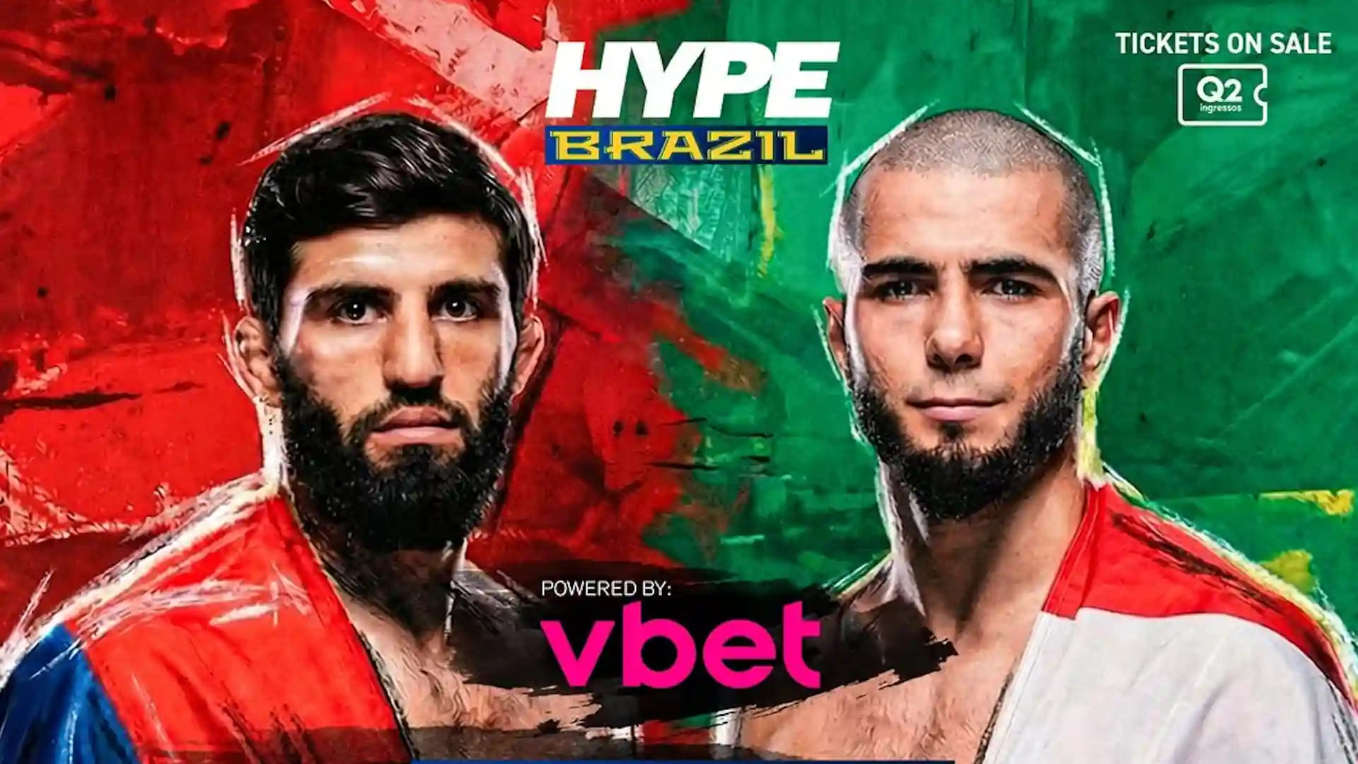 Прямая трансляция Hype Brazil: Царукян - Мокаев, Барбоза - Шара Буллет смотреть онлайн 12.03.2026