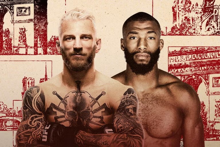 Прямая трансляция UFC Fight Night 287 (Париж) Хукер – Парнасс смотреть онлайн сегодня